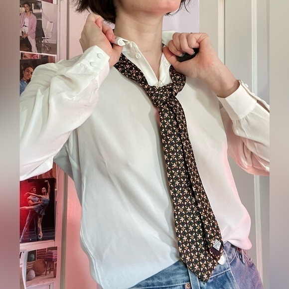 VINTAGE Silk Men’s Tie - Picture 2 of 6